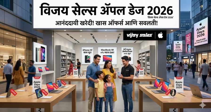 Vijay Sales Apple Days 2026: iPhone 17 घेणार आहात? या भन्नाट ऑफर्स पाहून तुम्ही थक्क व्हाल!