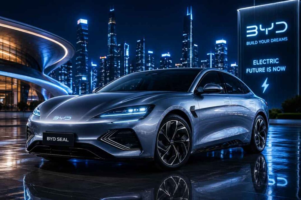 # फक्त 5 मिनिटांत चार्ज होणारी Electric Vehicle! BYD ची नवीन कार पाहून लोक थक्क
