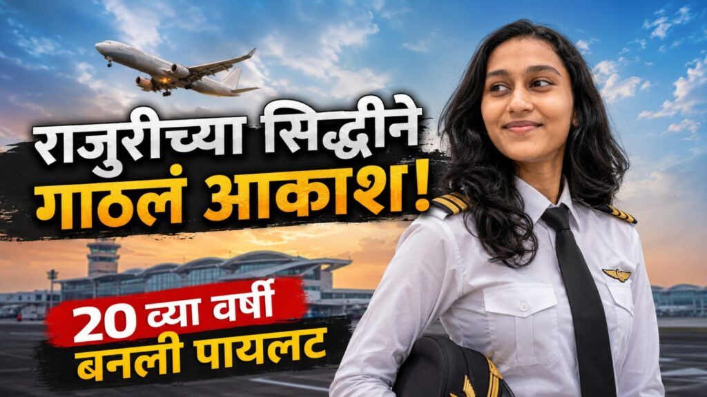 Siddhi Hadawale Rajuri Pilot पूर्ण करून 20 वर्षीय सिद्धी हाडवळेने अमेरिकेत घडवला इतिहास