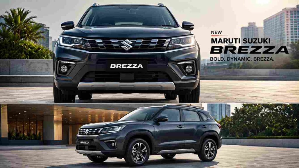५-स्टार सुरक्षा आणि टर्बो इंजिनसह बाजारात आली नवीन maruti suzuki brezza facelift launch 2026
