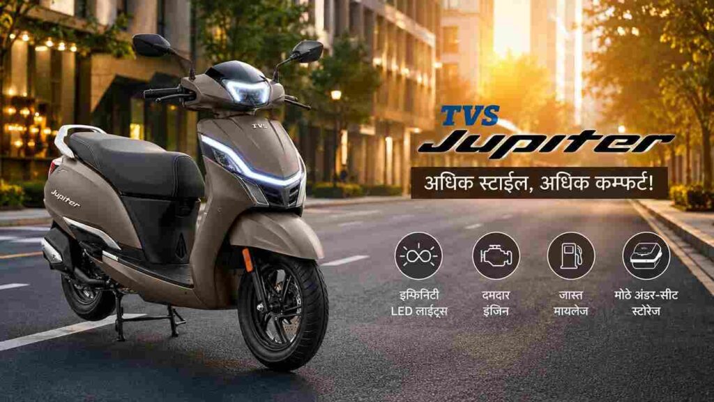 घरच्या वापरासाठी स्कूटर घ्यायची आहे? नवीन टीव्हीएस ज्युपिटर 110/125 बद्दल आधी हे जाणून घ्या